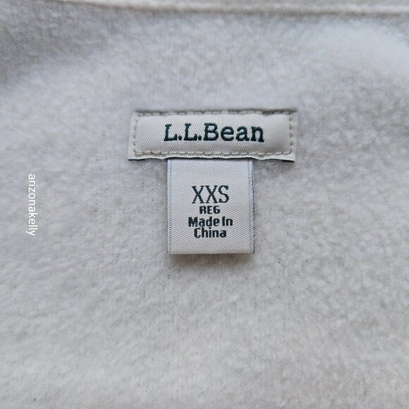 L.L. Bean Fleece Lined Cotton Plaid Shirt RUNS BIG XXS Blue - Picture 3 of 10